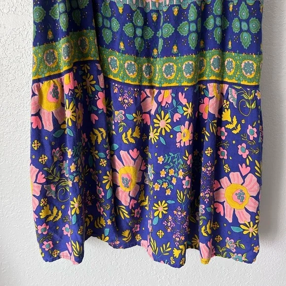 Natural Life Women’s Floral Multicolor Mini Sundress Size XL - Picture 5 of 11